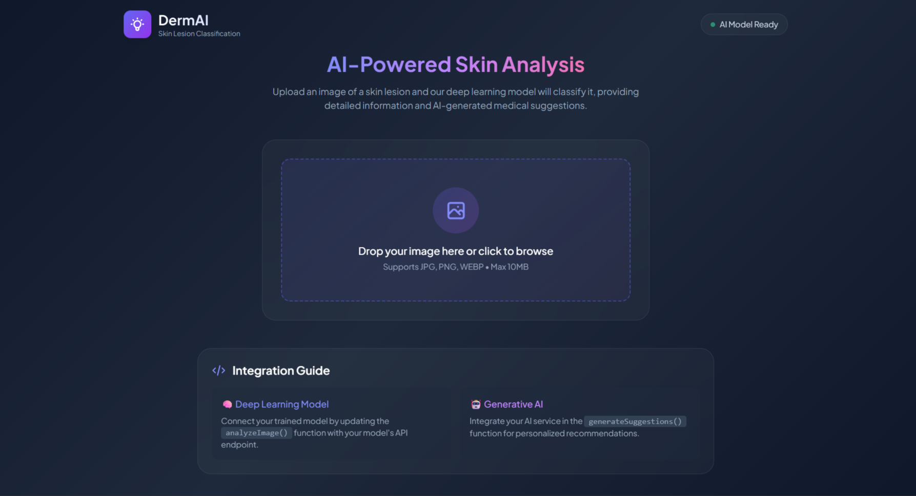 Skin Lesion Classification Project Screenshot